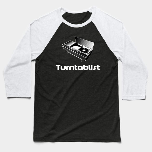Turntablist. Baseball T-Shirt by NineBlack